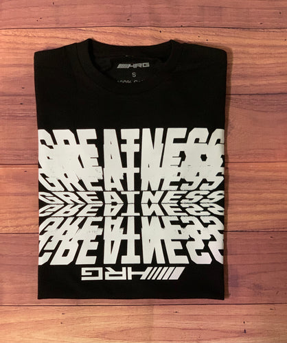 Greatness Upside Down Tee - Black/White