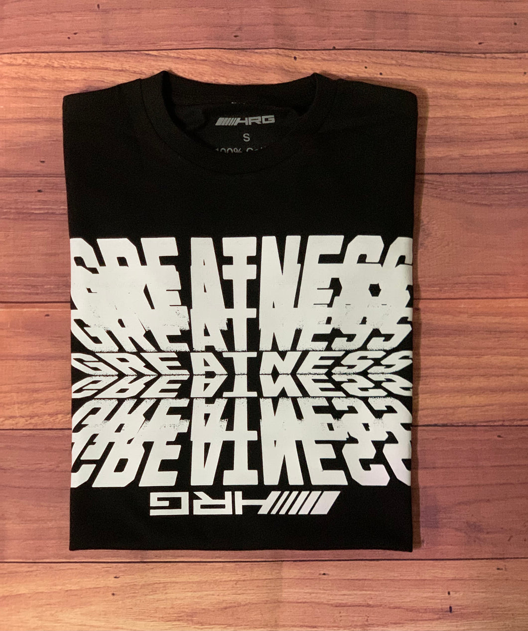 Greatness Upside Down Tee - Black/White