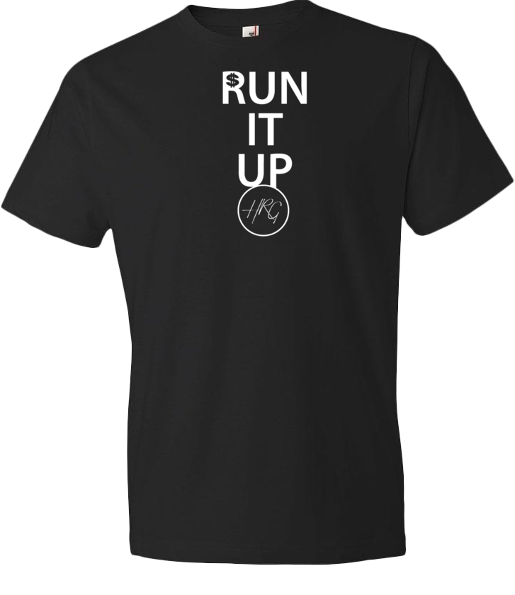Run It Up Tee - Black/White - HRG Collection