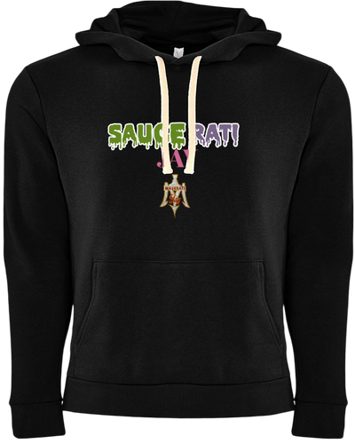 Saucerati Jay PullOver Hoodie - Black/Sauce - HRG Collection