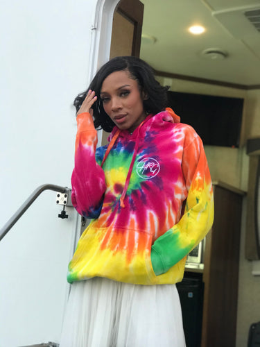 HRG Rainbow Tie Dye PullOver Hoodie - HRG Collection