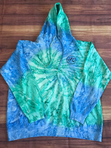 HRG Blue Tie Dye PullOver Hoodie - HRG Collection