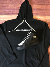 Load image into Gallery viewer, HRG Kit PullOver Hoodie - Black/White - HRG Collection