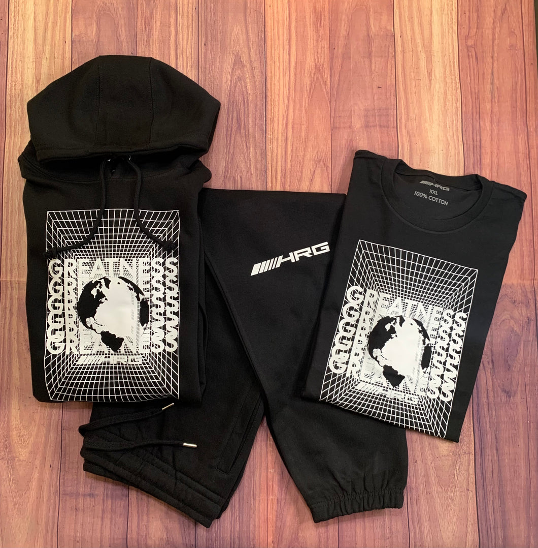 Greatness In A Box Sweat Suit Bundle - Black/White